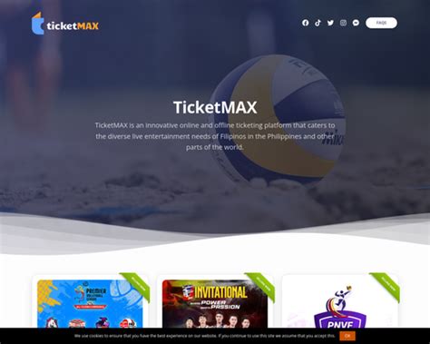 ticket max ph|TicketMAX .